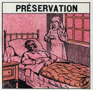 Ultraviolet Rays Print, 1925 Anonymous Illustration