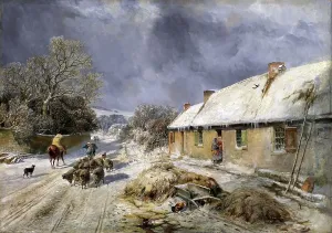 Poet Prints: Fine Art Finder Print of Burns's Cottage, 1876