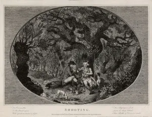 Fine Art Print of Shooting by Robert Pollard, 1784