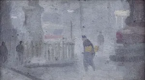 Study for Base of Statues, Albert Square Print
