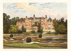 Sandringham House, Norfolk, England 1880 Print (Engraving)