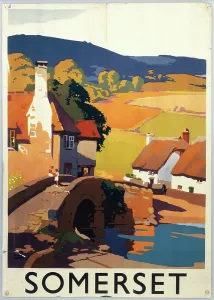 Great Western Railway Posters Prints: 'Somerset', GWR poster, c.1930s (print)
