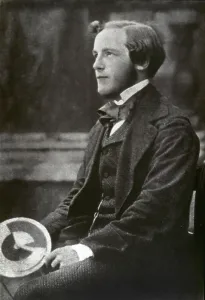 UK Historical Figures Prints: James Clerk Maxwell, 19th century (b/w photo)