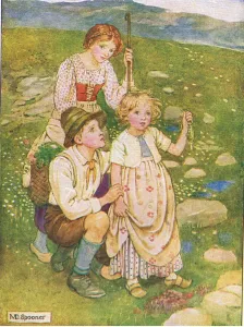 Fine Art Finder Print: Margot holding a Golden Fish