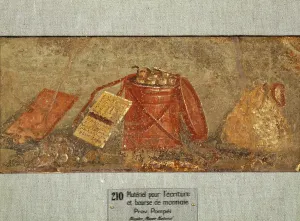 Roman Wall Painting Prints: Instrumentum scriptorium