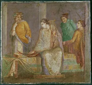 Museo Archeologico Nazionale Naples Prints: La Citareda