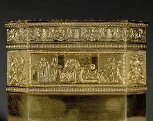 French Decorative Arts Prints: Detail of the tea-set