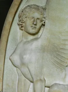 European Antiquity Artwork Prints: Winged Sphinx
