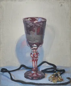 William Nicholson's The Ruby Glass Print, 1919