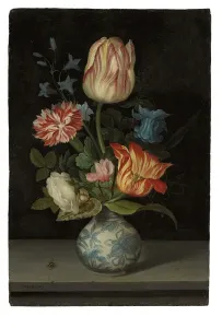 Fine Art Finder Print of Flowerpiece in a Wanli vase
