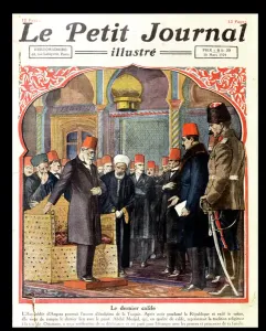 Ataturk Prints: The Last Caliph, Abdul Majid II Deposed from the Throne Print