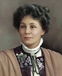 Fine Art Print of Emmeline Pankhurst (French School)