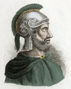 Unknown Artist Prints: 19th Century Engraving of Hamilcar Barca Print