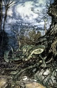 Fine Art Finder Print of Dragon by Arthur Rackham, 1910