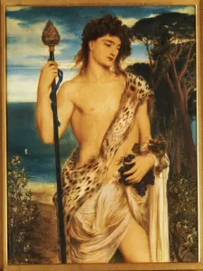 Fine Art Print of Bacchus, 1867 by Simeon Solomon