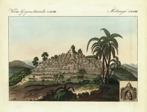 Borobudur Temple Prints: Buddhist Temple of Borobudur, Java