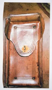 American School, 19th Century Print: Pony Express Mail Pouch