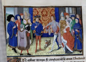 Unknown Artist Prints: Thibaut III of Champagne Meeting Print