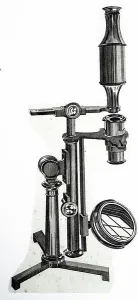 Compound Microscope Print; Circa 1788