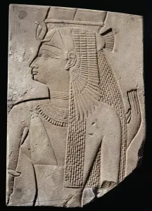 Relief of a Divine Consort, Late Period Print (780-656 BC)