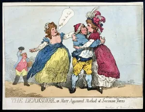 Georgiana's Election Tactics Print, 1784