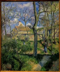 Camille Pissarro, Path to Les Pouilleux, Print 1881