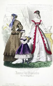Fashionable Women Prints: Young women viewing stereophotographs