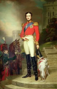 H.R.H. Prince Albert Print (Oil on Canvas)