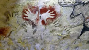 Cave Painting Prints: Cave of Altamira Mural Print (Upper Paleolithic, Spain)