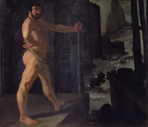 Spanish Fine Art Prints: Hercules Changing the Course of the River Alpheus