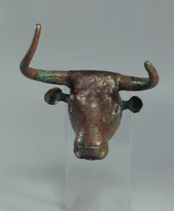 Fine Art Finder Print of Head of a Bull, Sumerian Copper