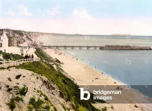 English Coastal Scene Prints: Bournemouth pier
