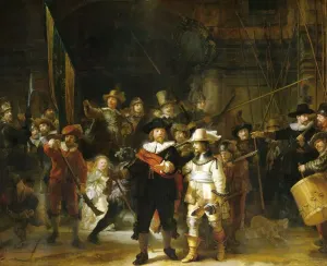 Rembrandt Prints: Print of The Nightwatch, 1642 oil on canvas