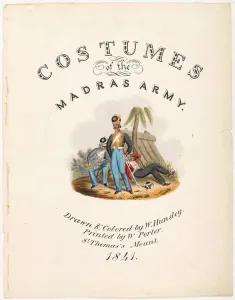 Fine Art Finder Print: Costumes of the Madras Army 1841