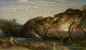 The Shadowy Stream Print by Samuel Palmer, V&A Museum