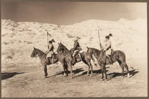 Men of 4th Duke of Cambridge's Own Hodson's Horse Print, circa 1920