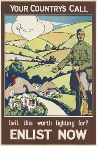 Prints of NAM2973863 Your Country's Call, Isn''t this worth fighting for Poster Prints: Your Country's Call, 1915 Print