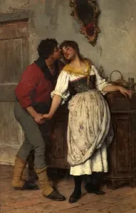 Accepted, 1887 Print by Eugen von Blaas