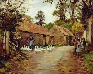 Prints of DM16638 The Wanderers Return by Forbes, Stanhope Alexander (1857-1947); Messum s, London, UK; English, out of copyright Thomas Edwin Mostyn Prints: The Wanderers Return Print by Stanhope Alexander Forbes