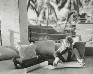 Prints of SLS251133 Amelia Earhart looking at charts, 1936 (photo) by American Photographer, (20th century); Schlesinger Library, Radcliffe Institute Pioneer Prints: Amelia Earhart Print, a photograph of the aviator studying charts in 1936