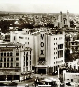 Cinema Exterior Prints: 20th-century Print of a Cinema Room