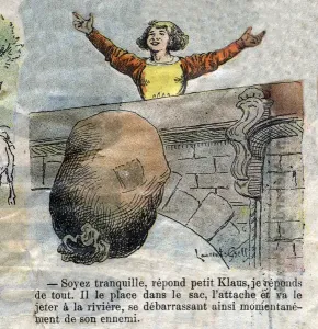 Late 19th Century Print of Grand Claus and Little Claus