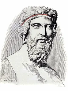 Plato Prints: Print of a Bust-Based Portrait of Plato