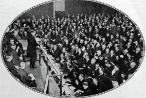 Prints of UIG2603319 Arthur Henderson addresses the Labour Party Congress; (add.info.: Arthur Henderson addresses the Labour Party Congress at Westminster England 1917.); Universal History Archive/UIG Westminster Prints: Arthur Henderson Addresses Labour Party Congress Print 1917