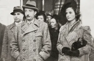 Prints of KWE5322607 King Zog and his wife Geraldine; (add.info.: King Zog and his wife Geraldine. Zog I, 1895-1961) Albania Prints: King Zog and his wife Geraldine Print