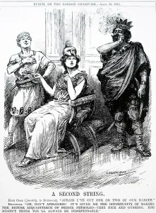 Satirical Illustrations UK Prints: A Second String, 1912