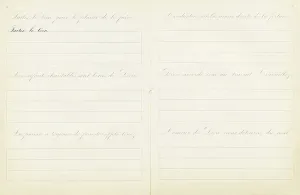 Vincenzo Gemito Prints: Medium Cursive Script Writing Notebook Print