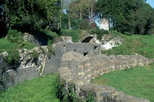 Exedra, Roman Villa Acqua Claudia Ruins Print