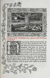 Walter Crane Illustrator Prints: Chapter XIV. Hallblithe has speech with the King again
