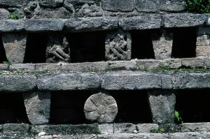 Latin American Ruins Prints: Decorative elements of Structure X